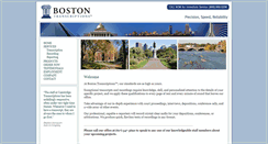 Desktop Screenshot of bostontranscription.com